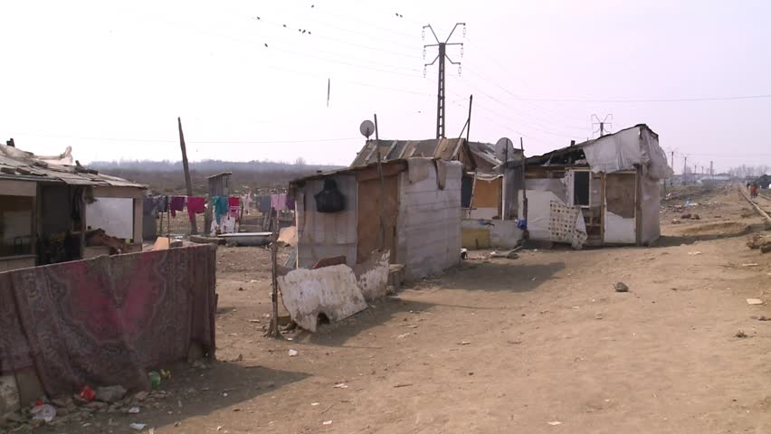 Romania Baia Mare - 11 March 2015 Gypsy Families Live Without Water And ...