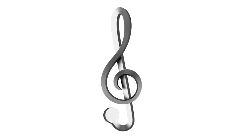 metallic treble clef loop rotate stock footage video 100 royalty treble clef background