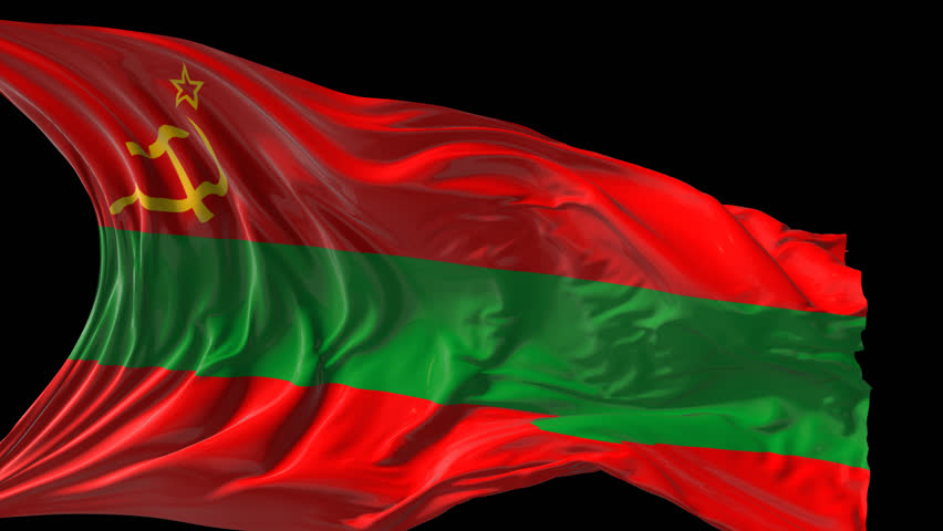 Flag Of Transnistria Beautiful 3d Animation Of Transnistria Flag With ...