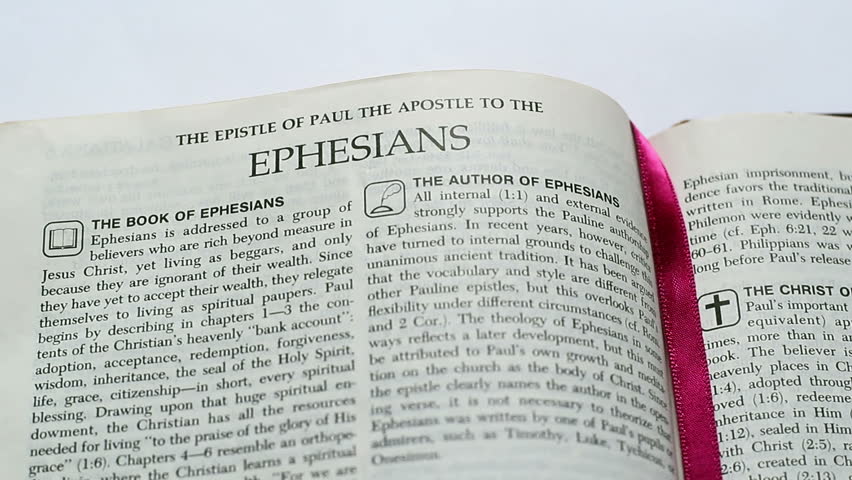 Header of Ephesians