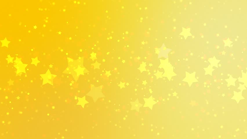 Yellow Cartoon Background With Stars Stock Footage Video 25706063 ...